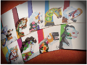 Carousel Horse Note Cards
